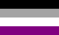An asexual pride flag